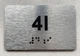 APT# 4I Braille Sign