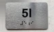 APT# 5I Braille Sign
