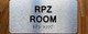 The Rpz Room Hpd Sign