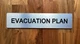 Evacuation Plan Braille Sign