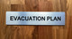 Evacuation Plan Compliance Sign