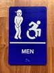 Men Accessible Safety Sign