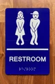 Restroom Safety Sign