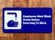 Employee Must Wash Hands Safety Sign