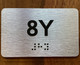 Apartment Number 8X Compliance Sign
