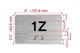 Apartment Number 1Z Hpd Sign