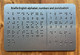 ADA Braille English Alphabet, Number And Punctuation Compliance Sign