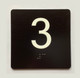 Elevator 3 Sign Elevator Jamb Plate Compliance Sign