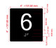 Elevator 6 Sign Elevator Jamb Plate Safety Sign