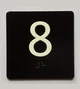 Elevator 8 Sign Elevator Jamb Plate Safety Sign