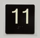 Elevator 11 Sign Elevator Jamb Plate Compliance Sign