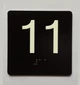 Elevator 11 Sign Elevator Jamb Plate Safety Sign