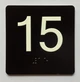 15 Sign with Raised Letters Ada Sign