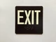 Exit Sign Elevator Jamb Plate Compliance Sign