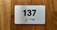 Apartment number 137 Ada Sign