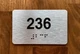 Apartment number 236 Ada Sign
