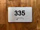 Apartment number 335 Compliance Sign