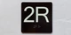 2R Elevator Jamb Plate Safety Sign