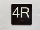 4R Elevator Jamb Plate Compliance Sign