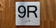 9R Elevator Jamb Plate Safety Sign