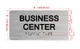 Business Center With Sign with Raised Letters Hpd Sign