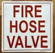 FIRE HOSE VALVE STICKER