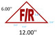 FIRE DEPT SIGNAGE State Truss Construction -F/R Triangular