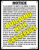 Gas Building -Carbon MonoxideSign – NYC HPD (white, Building With Gas Service ,2027, 12-10)