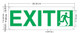 SIGNAGE  Exit  (Glow in The Dark  - Photoluminescent,High Intensity)