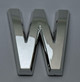 Apartment Number Sign Letter W