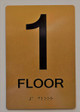 Floor 1 Sign -Tactile Signs Tactile Signs  1ST Floor Sign -Tactile Signs Tactile Signs   The Sensation line  Braille sign