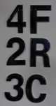 APARTMENT NUMBER SIGN 