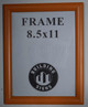 Orange Snap Poster Frame/Picture Frame/Notice Frame Front Load Easy Open Snap Frame