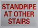Standpipe at Other Stairs SIGNAGE