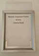 SIGN Elevator Inspection Frame (Heavy Duty - Aluminum)