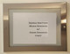 Elevator Certificate FRAME Stainless Steel