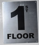 1ST Floor Signage Silver