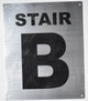 Stair B Sign