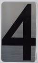House Number /Apartment Number Sign - Four (4)