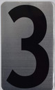 House Number /Apartment Number Sign - Three (3)