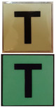 PHOTOLUMINESCENT DOOR IDENTIFICATION NUMBER T Fire Dept Sign/ GLOW IN THE DARK "DOOR NUMBER Building Sign