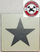 PHOTOLUMINESCENT DOOR IDENTIFICATION LETTER "STAR" SIGNAGE HEAVY DUTY / GLOW IN THE DARK "DOOR NUMBER" SIGNAGE HEAVY DUTY