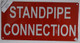 Standpipe Connection SIGNAGE