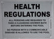 Health REGULATIONS Requi to TAKE Cleansing Shower Bath Before Entering The Pool Signageage