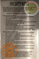 Fire Safety Notice -new york hpd signs