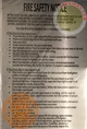 Fire Safety Notice -hpd signs ny