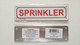 SPRINKLER SIGN ( ALUMINIUM 2X7 )