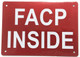 FACP Inside Sign