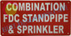SIGN Combination FDC Standpipe and Sprinkler