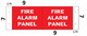 SIGN FIRE Alarm Panel D Projection /FIRE Alarm Panel  Hallway